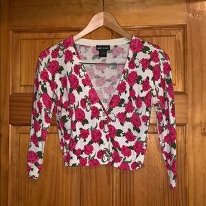 Flower crop top 🌸